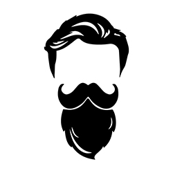 clipart de um corte de cabelo e barba